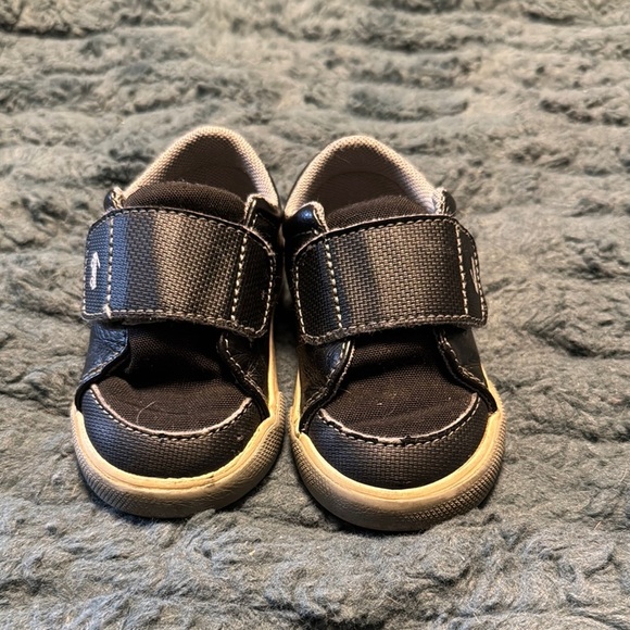 See Kai run Black Sneakers with Velcro Strap and Flexible Sole size 5 - Picture 1 of 9
